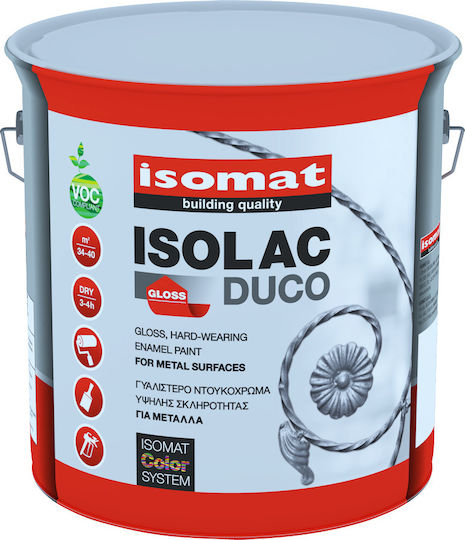 Isomat Varnish Colour Solvent Isolac Duco 0.75lt Black Shiny