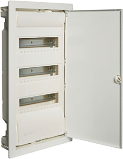 Hager Volta Tablou electric Încastrat, 3 Rânduri, 12 Elemente L348xA630.5xP90mm