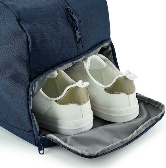 BagBase BG278 Recycled Essentials Holdall Сак Вояж 35лт Военноморските сили Текстилен Д55xШ25xВ28см.