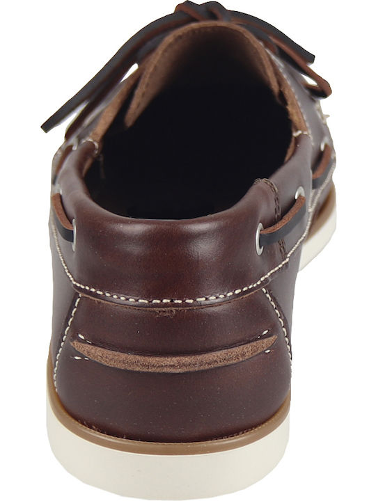 Leder Herren Mokassins in Braun Farbe