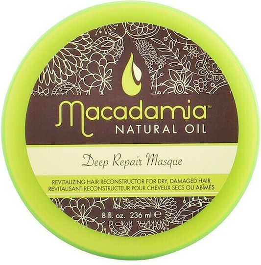 Macadamia Μάσκα Μαλλιών για Επανόρθωση με Argan Oil , Χαμομήλι & Aloe Vera 100ml
