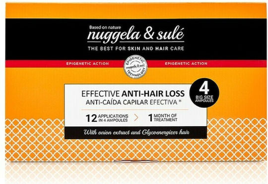 Nuggela & Sule Effective Anti-Hair Loss Ampoules Ampule pentru păr pentru căderea părului 4x10ml