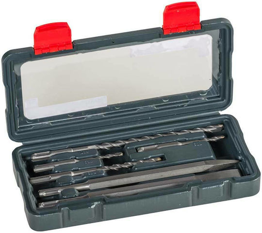 Einhell Și Dalte Set Set 6 Burghie cu Tija SDS Plus pentru Materiale de construcție