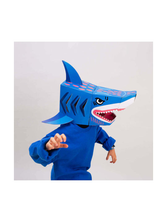 Carnival Kids Paper Mask Full Face Three-dimensional Shark