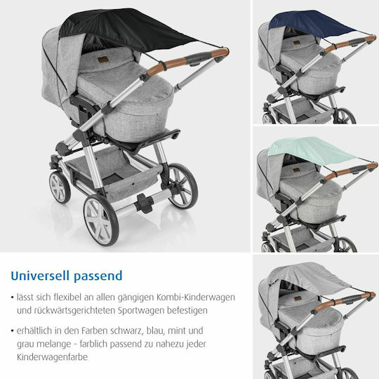 Reer Sonnenschirm Kinderwagen Schwarz