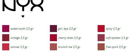 NYX Professional Makeup Suede Matte Lipstick Matte 27 Cannes 3.5gr
