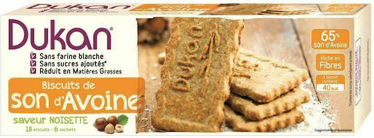 Dukan Biscuits Oats Hazelnut Sugar Free 1pcs 225gr