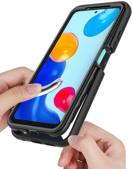 Tech-Protect Defense 360 Full Cover Plastic 2mm Black (Redmi Note 11 / 11S 4G)