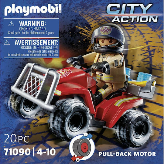 Playmobil City Action Fire Rescue Quad για 4-10 ετών