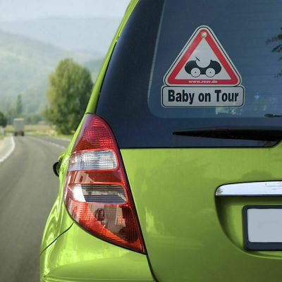 Reer Boy / Girl Baby on Board Car Sign Λευκό with Suction Cup 80210