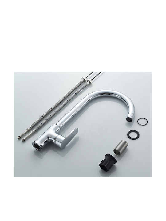 Bruno Kitchen Faucet Counter Silver