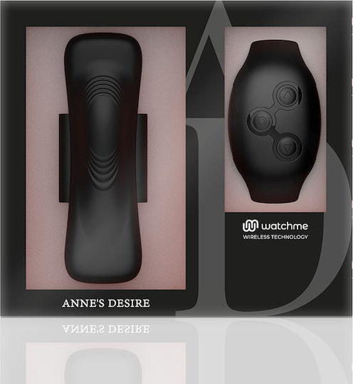 Anne's Desire Panty Pleasure Wirless Technology Watch Me Vibrator for Couples with Remote Control 9.6cm Black