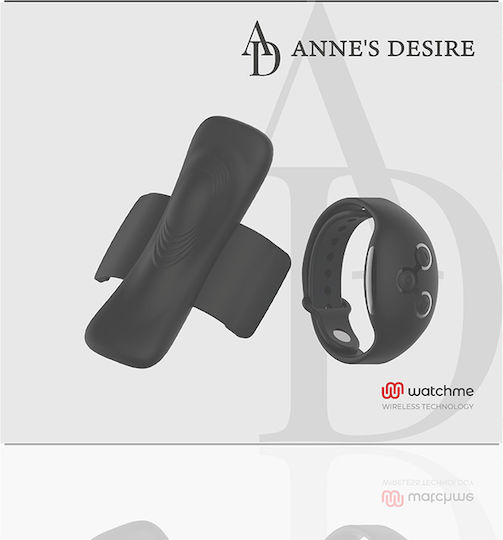 Anne's Desire Panty Pleasure Wirless Technology Watch Me Vibrator for Couples with Remote Control 9.6cm Black