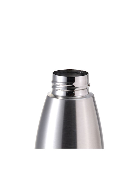 Benetton Water Bottle Stainless Steel 550ml Silver