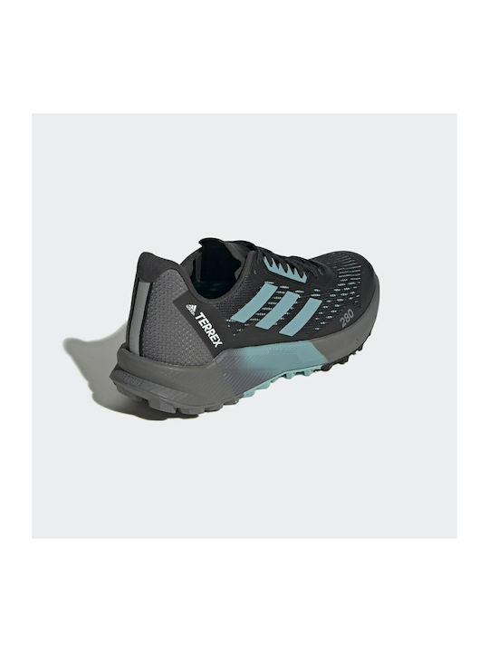 Terrex Agravic Flow 2.0 Γυναικεία Αθλητικά Παπούτσια Trail Running Core Black / Mint Ton / Cloud White