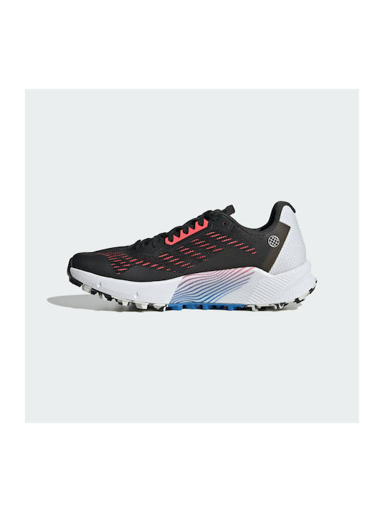 Terrex Agravic Flow 2.0 Sport Shoes Trail Running Waterproof with Gore-Tex Membrane Core Black / Turbo / Blue Rush