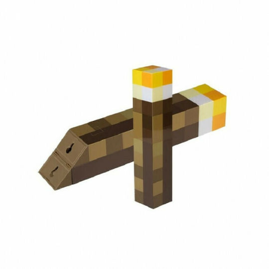 Led Παιδικό Διακοσμητικό Φωτιστικό Minecraft Καφέ 6x6x28εκ. Led Παιδικό Διακοσμητικό Φωτιστικό Minecraft Καφέ 6x6x28εκ.