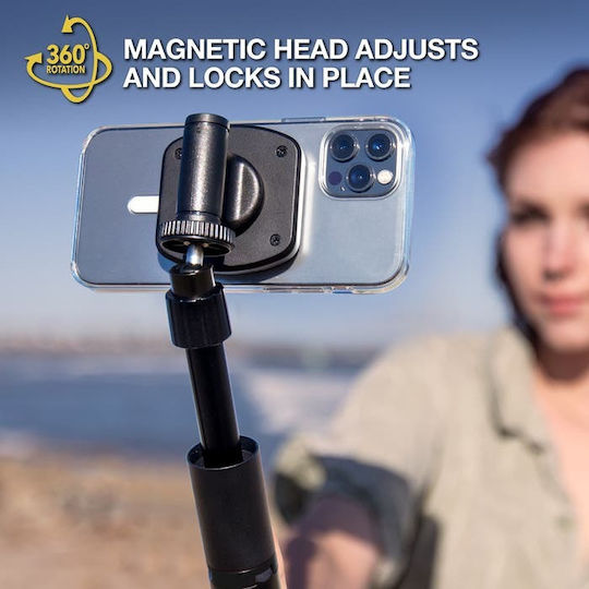 Scosche Magic Mount Pro2 Selfie Stick Trepied Pentru Telefoane Mobile Negru