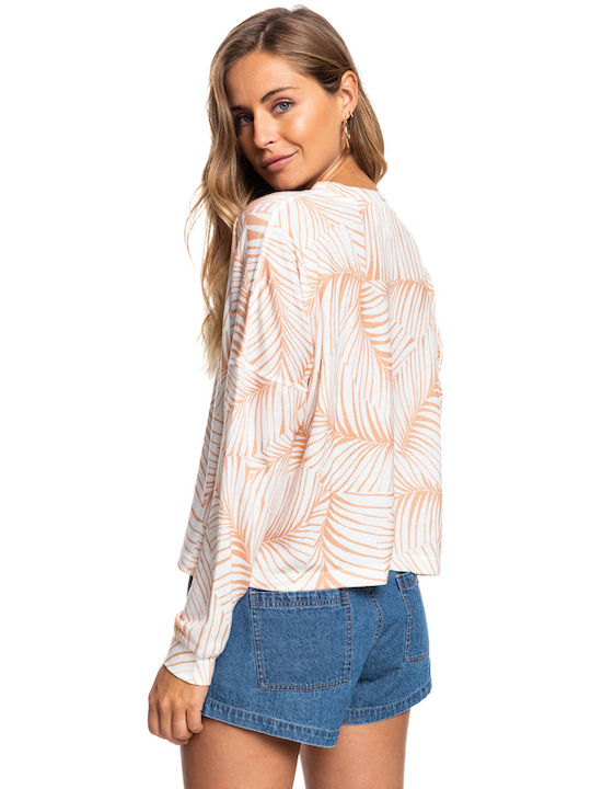 Roxy Current Mood Women's Blouse Long Sleeve Toast