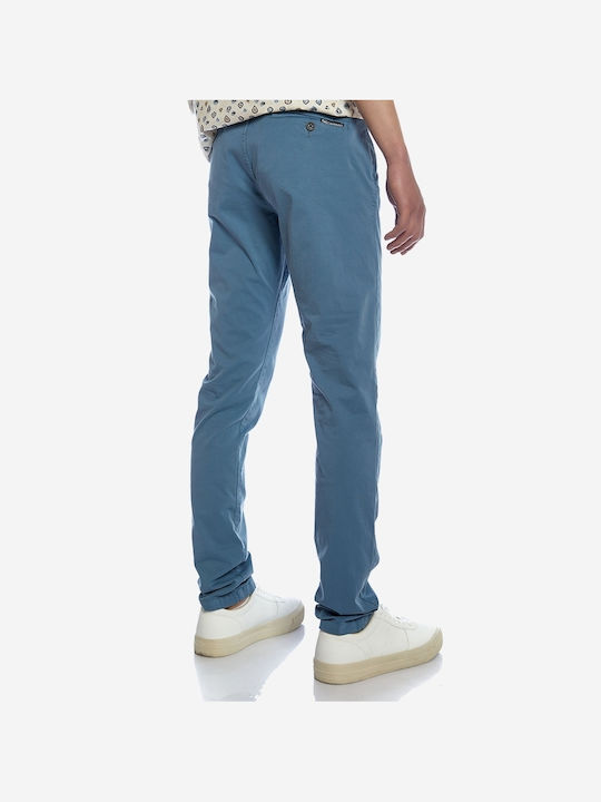 Camaro Herrenhose Chino Elastisch in Slim Passform Blau