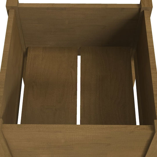 vidaXL Set 2 Jardiniere Din lemn Cerneală