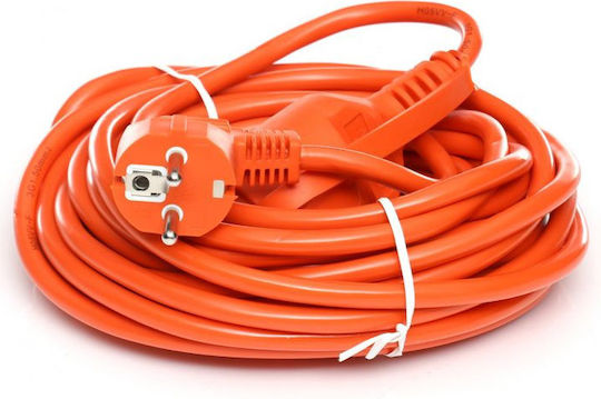 Kraft & Dele Cablu de prelungire cu role cu lungimea de 20m Diametru 3 x 1mm² Portocaliu