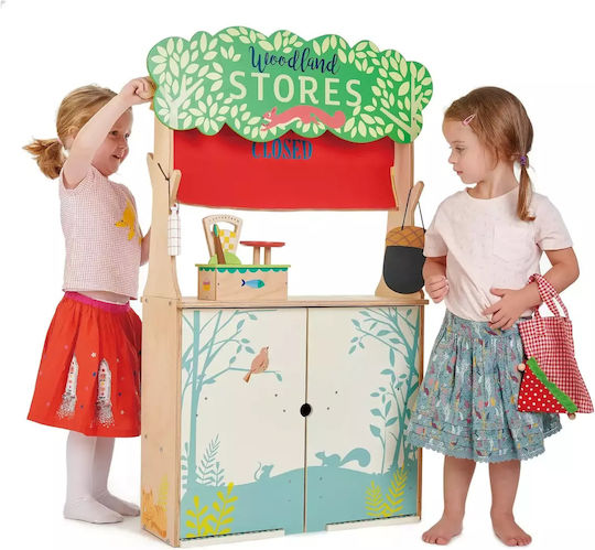 Tender Leaf Toys Детски магазин Куклен театър & Магазин от дърво
