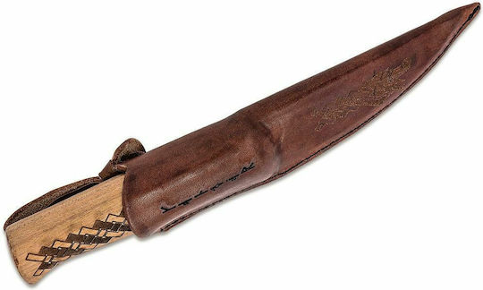 Condor Tool & Knives Norse Dragon Survival Knife Brown in Leather Sheath