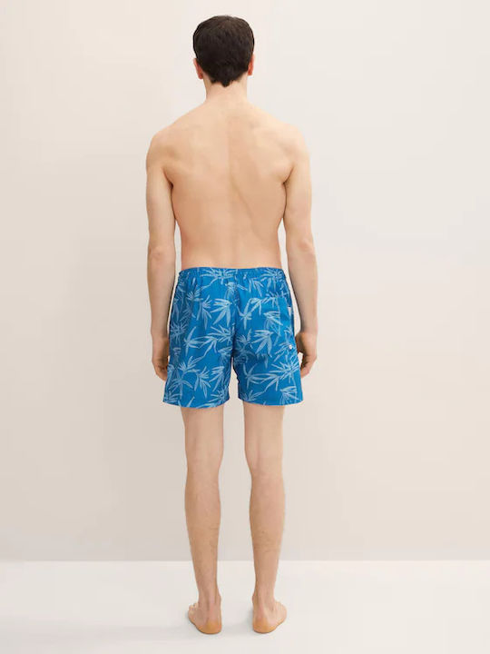 Tom Tailor Herren Badebekleidung Shorts Blau Blumen