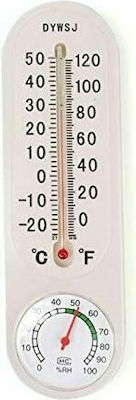 DYWSJ Indoor - Outdoor Thermometer & Hygrometer Wall Mounted