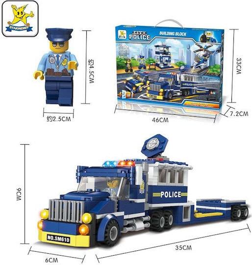 Building Blocks Police For 6+ Years 400 Pieces