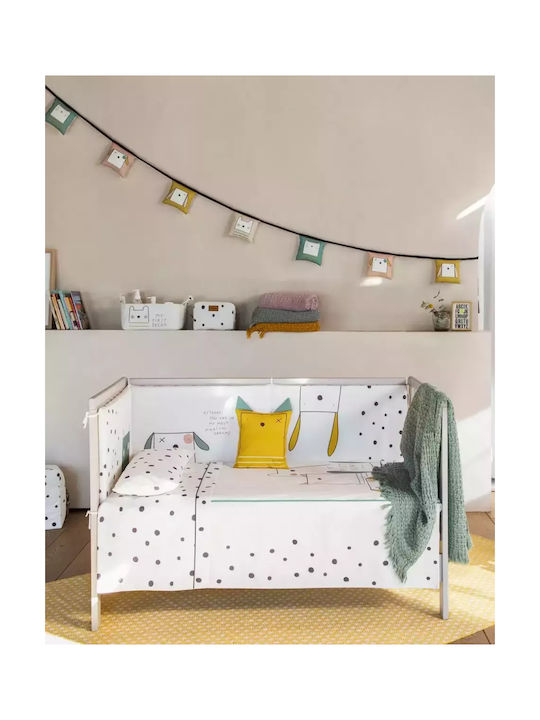 Petit Praia Perne Decorative pentru Pătuț Etoile Wild Multicolore 3buc