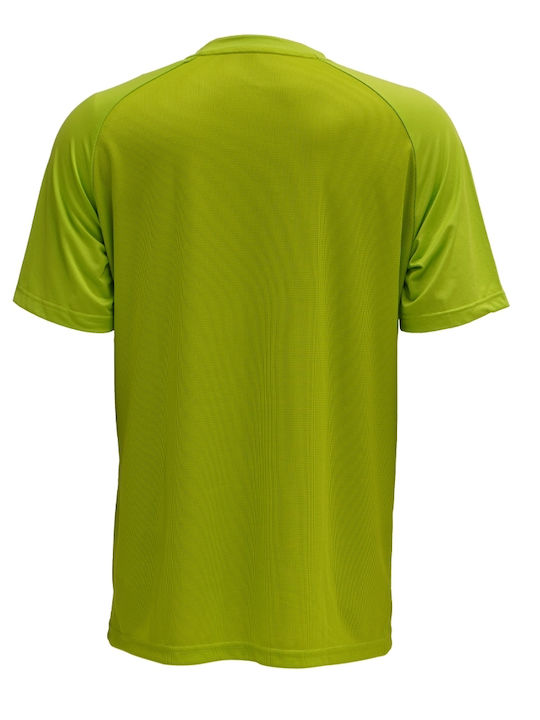 Unigreen Men's Athletic T-shirt Short Sleeve Green