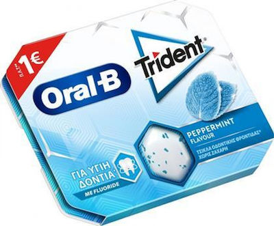 Trident Τσίχλες Oral-B με Γεύση Μέντα Χωρίς Ζάχαρη 17gr