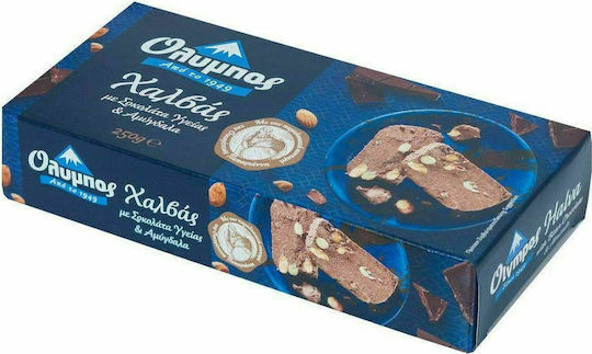 Olympos Halva Σοκολάτα Υγείας & Αμύγδαλα 250gr