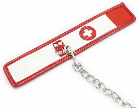 Dream Love Ohmama Fetish Mini Nurse Bondage Set BDSM Kit σε Κόκκινο Χρώμα 3τμχ