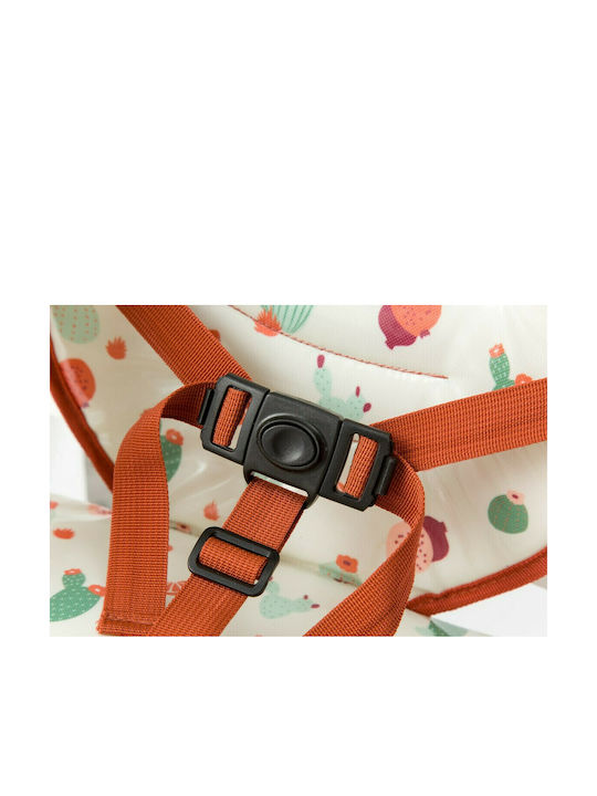 Baby to Love Portable Fabric Booster Seat for Chair Easy Up Booster Cactus Garden