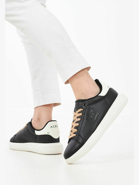 Biomilan Γυναικεία Flatforms Sneakers Μαύρα