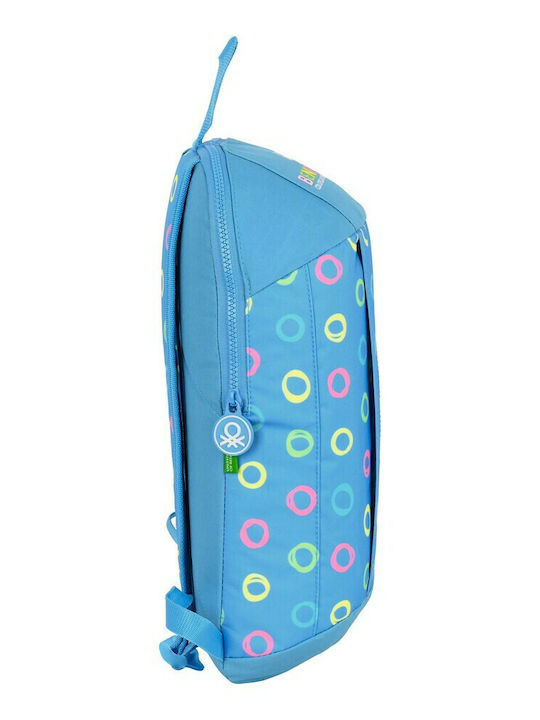 Benetton Hoop School Bag Backpack Elementary, Elementary in Blue color