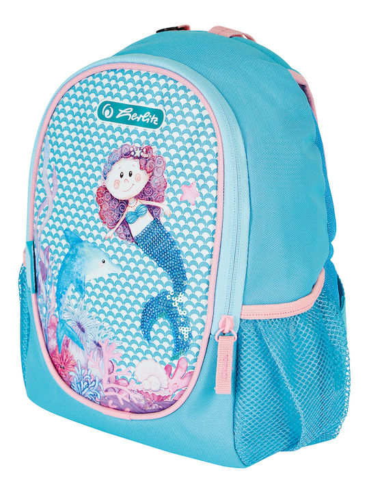 Herlitz Rookie Mermaid Schulranzen Rucksack Grundschule, Grundschule in Hellblau Farbe