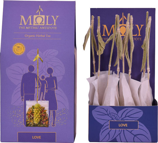 MΩLY Love Organic Herbal Tea Herbs Blend Organic Product 10 Bags 23gr