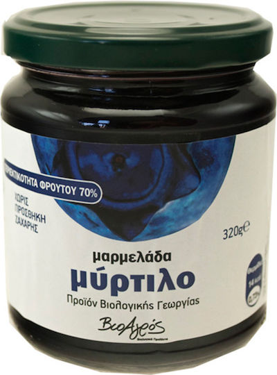 Vio Agros Organic Blueberry Jam No Sugar Added 320gr