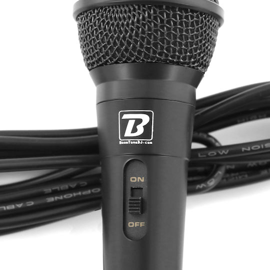 BoomToneDj Karaoke Wired Microphone MIC10 Black