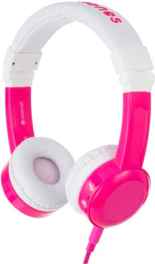Onanoff BuddyPhones InFlight Ενσύρματα Παιδικά On Ear Ακουστικά Ροζ