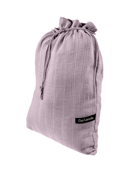 Guy Laroche Supreme Bathrobe with Collar Amethyst