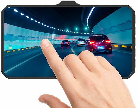Tracer 4TS FHD CRUX 1080P Windshield Car DVR Set with Rear Camera, 4" Display with Suction Cup
