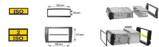 Phonocar DIN Fascia Panels 2 Din for Volvo S60 / V70 / XC 70 2004