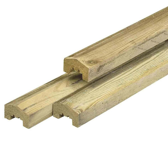 Showood Κουπαστή για Περίφραξη Κήπου από Ξύλο 183x5.4x5.4εκ.