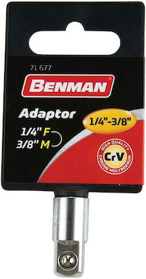 Benman Adapter with Input 3/8'' and Output 1/2''