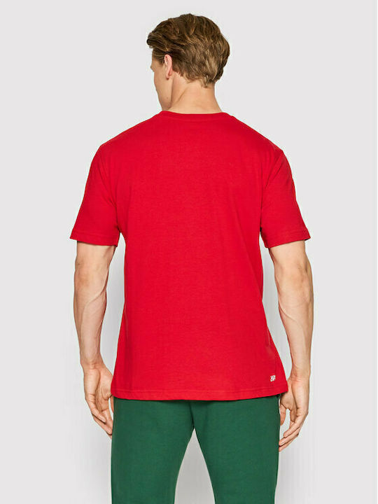 Lacoste Technical Jersey Herren Sportliches Kurzarmshirt Polo Rot